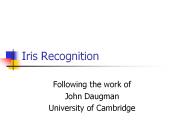 Iris Recognition