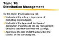 Topic 10: Distribution Management PowerPoint PPT Presentation