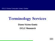 Terminology Services