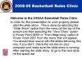 200809 Basketball Rules Clinic PowerPoint PPT Presentation