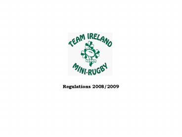 Regulations 20082009