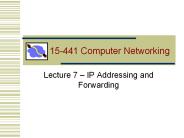 15-441 Computer Networking