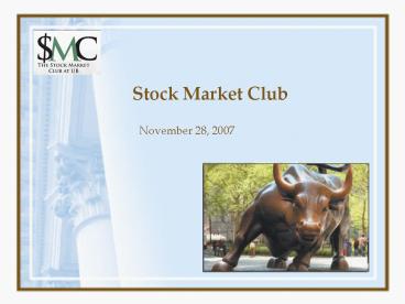 Stock Market Club
