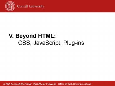 presentation player overlay