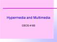 Hypermedia and Multimedia PowerPoint PPT Presentation