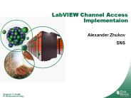 LabVIEW Channel Access Implementaion