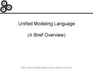 Unified Modeling Language A Brief Overview