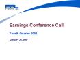 Earnings Conference Call PowerPoint PPT Presentation