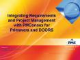 Integrating Requirements and Project Management with PMConnex for Primavera and DOORS PowerPoint PPT Presentation