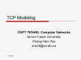 TCP Modeling PowerPoint PPT Presentation