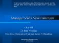 Management's New Paradigm PowerPoint PPT Presentation