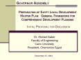 PREPARATION OF EGYPT LOCAL DEVELOPMENT MASTER PLAN: GENERAL FRAMEWORK FOR COMPREHENSIVE DEVELOPMENT PowerPoint PPT Presentation