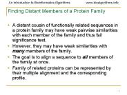 Finding Distant Members of a Protein Family