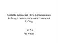 Scalable Geometric Flow Representation for Image Compression with Directional Lifting PowerPoint PPT Presentation