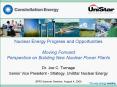 Nuclear Energy Progress and Opportunities  Moving Forward: Perspective on Building New Nuclear Power Plants PowerPoint PPT Presentation