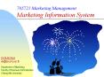 705721 Marketing Management Marketing Information System PowerPoint PPT Presentation