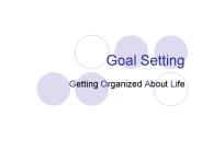 Goal Setting