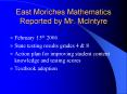 East Moriches Mathematics Reported by Mr' McIntyre PowerPoint PPT Presentation