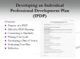 Developing an Individual Professional Development Plan (IPDP) PowerPoint PPT Presentation