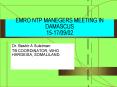 EMRO NTP MANEGERS MEETING IN DAMASCUS 15170902 PowerPoint PPT Presentation