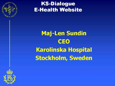 KSDialogue EHealth Website