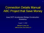 Connection Details Manual ABC Project that Save Money