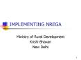 IMPLEMENTING NREGA PowerPoint PPT Presentation