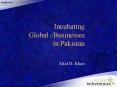 Incubating Global eBusinesses in Pakistan  Altaf H. Khan PowerPoint PPT Presentation