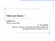 Fields and Waves I