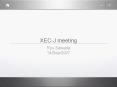 XECJ meeting PowerPoint PPT Presentation