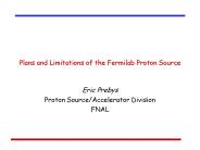 Plans and Limitations of the Fermilab Proton Source