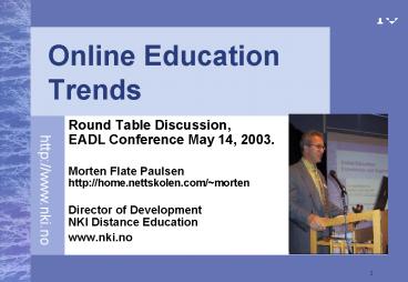 Online Education Trends