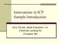 Innovations in ICP Sample Introduction PowerPoint PPT Presentation