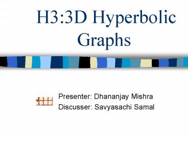 H3:3D Hyperbolic Graphs