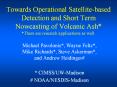 Towards Operational Satellite-based Detection and Short Term Nowcasting of Volcanic Ash* *There are research applications as well. PowerPoint PPT Presentation