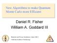 New Algorithms to make Quantum Monte Carlo more Efficient PowerPoint PPT Presentation