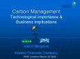Carbon Management Technological Importance PowerPoint PPT Presentation