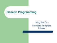 Generic Programming