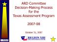 ARD Committee PowerPoint PPT Presentation