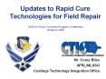 Updates to Rapid Cure Technologies for Field Repair PowerPoint PPT Presentation