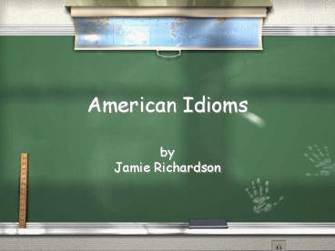 American Idioms
