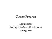 Course Progress