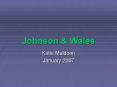 Johnson PowerPoint PPT Presentation