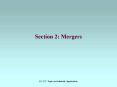 Section 2: Mergers PowerPoint PPT Presentation