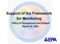 Support of the Framework for Monitoring PowerPoint PPT Presentation