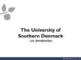 The University of Southern Denmark an introduction' PowerPoint PPT Presentation