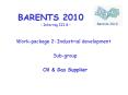 BARENTS 2010 PowerPoint PPT Presentation