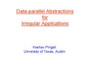 Data-parallel Abstractions for Irregular Applications