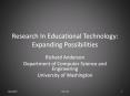 Research In Educational Technology: Expanding Possibilities PowerPoint PPT Presentation