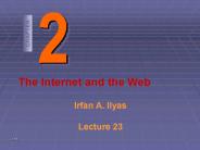 Ch 8: The Internet and the Web Content
